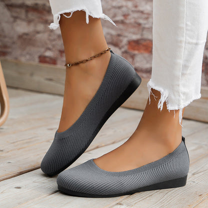 High quality shoes female round head women Flats