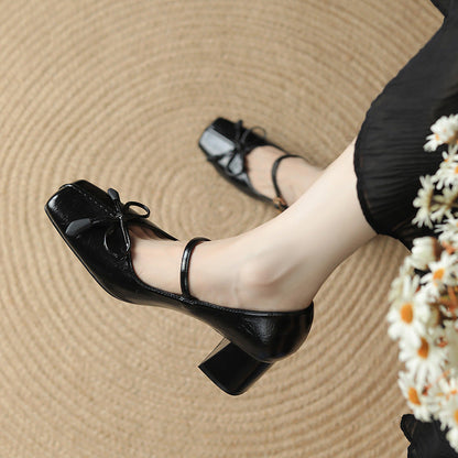 New style women's shoes, French style high-heeled shoes
