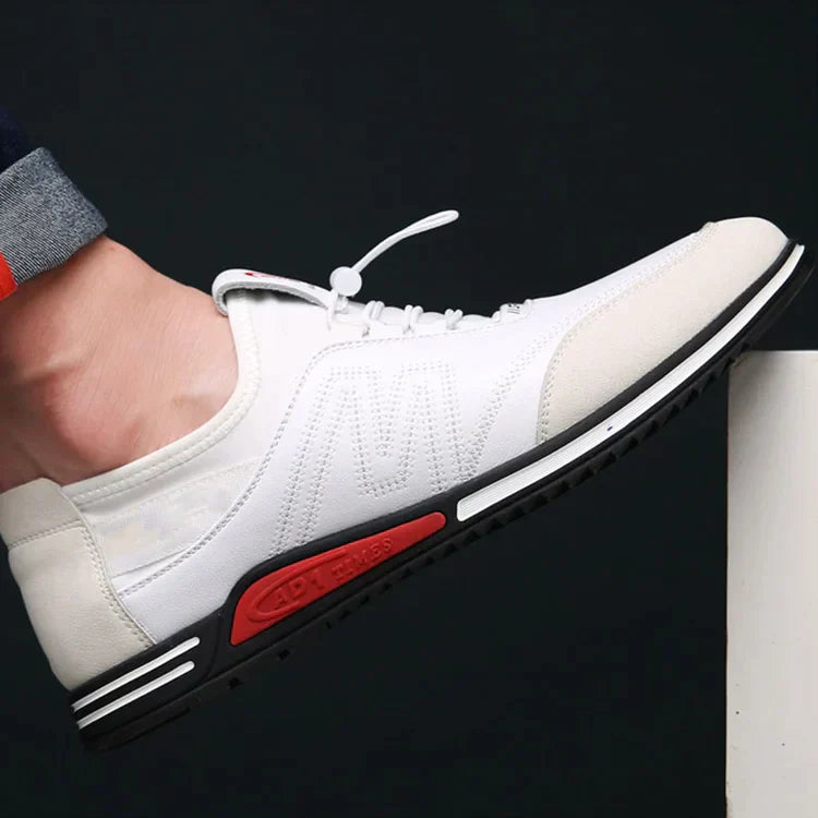 Men's Leather Canvas Shoe