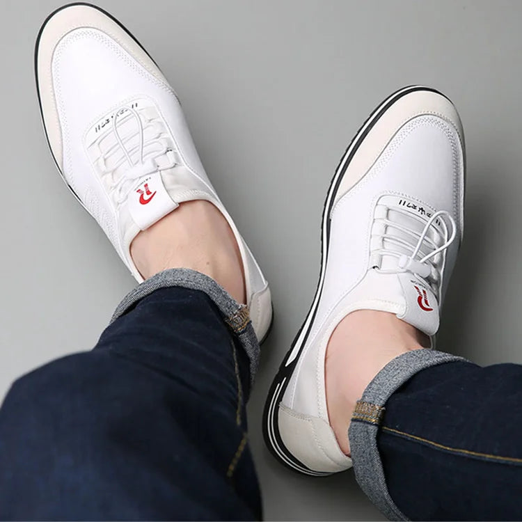 Men's Leather Canvas Shoe