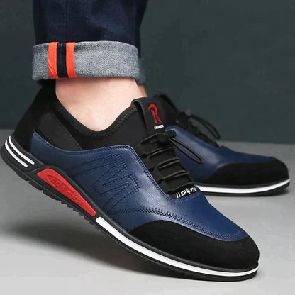Men's Leather Canvas Shoe