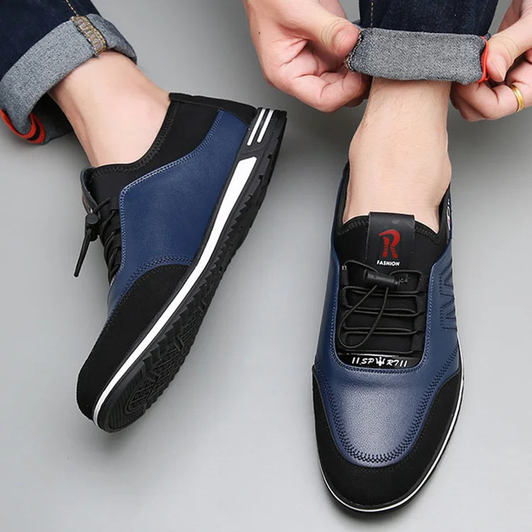 Men's Leather Canvas Shoe