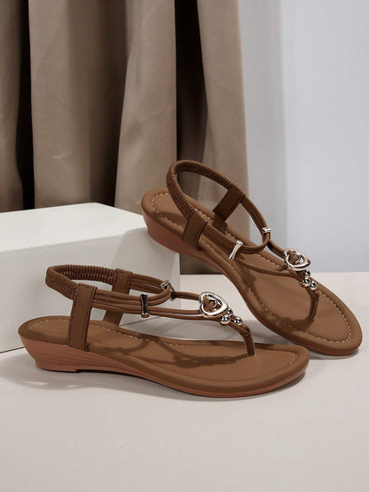 Flat Round Toe Sandals for Women