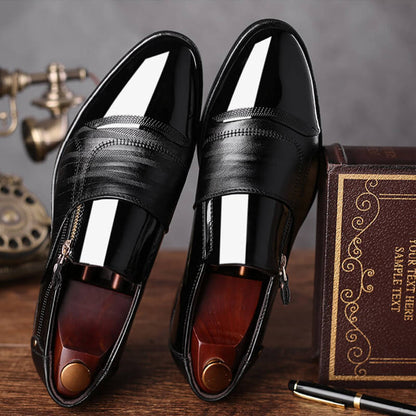 Men's Pointed Toe Leather