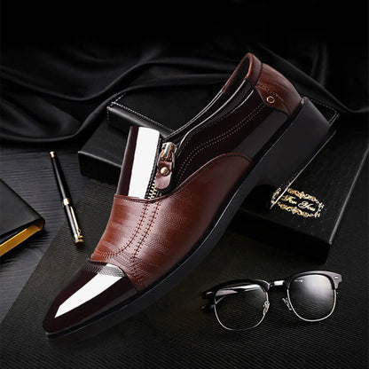 Men's Pointed Toe Leather