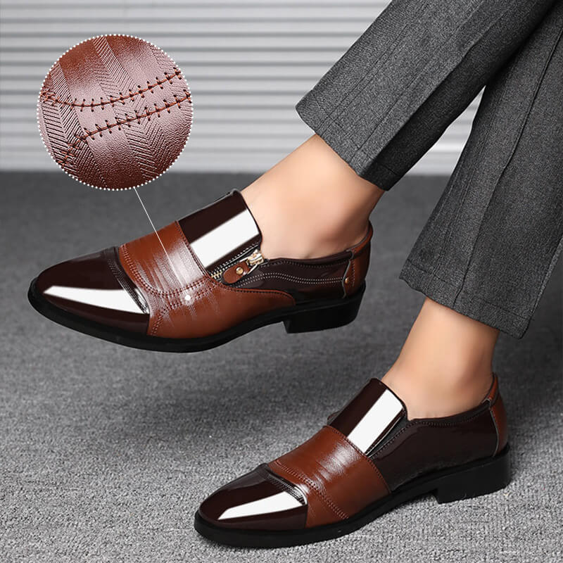 Men's Pointed Toe Leather