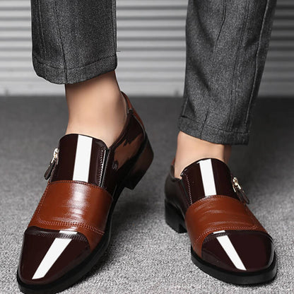 Men's Pointed Toe Leather