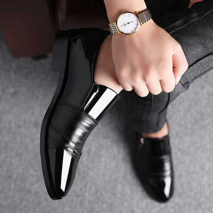 Men's Pointed Toe Leather