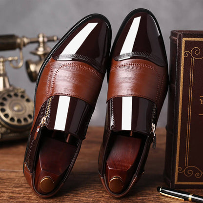 Men's Pointed Toe Leather