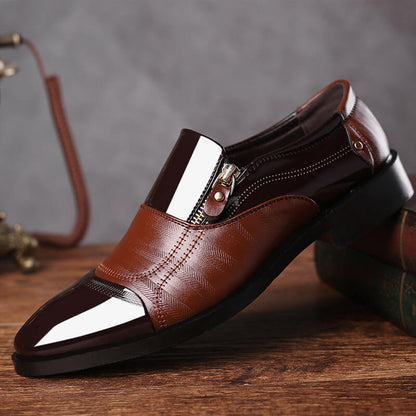 Men's Pointed Toe Leather