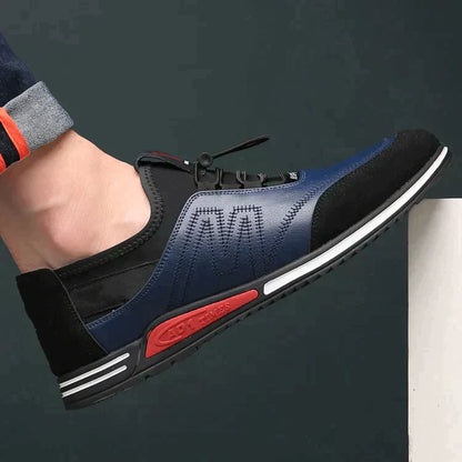Men's Leather Canvas Shoe
