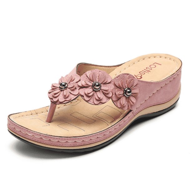 Fashionable and supportive orthopedic summer footwear