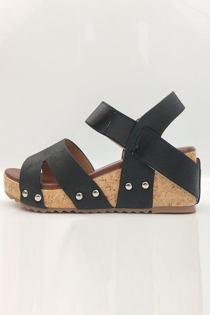 Retro Thick Sole Fish Mouth Shoes Sandals