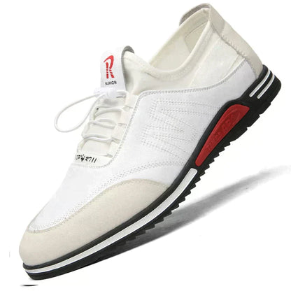 Men's Leather Canvas Shoe