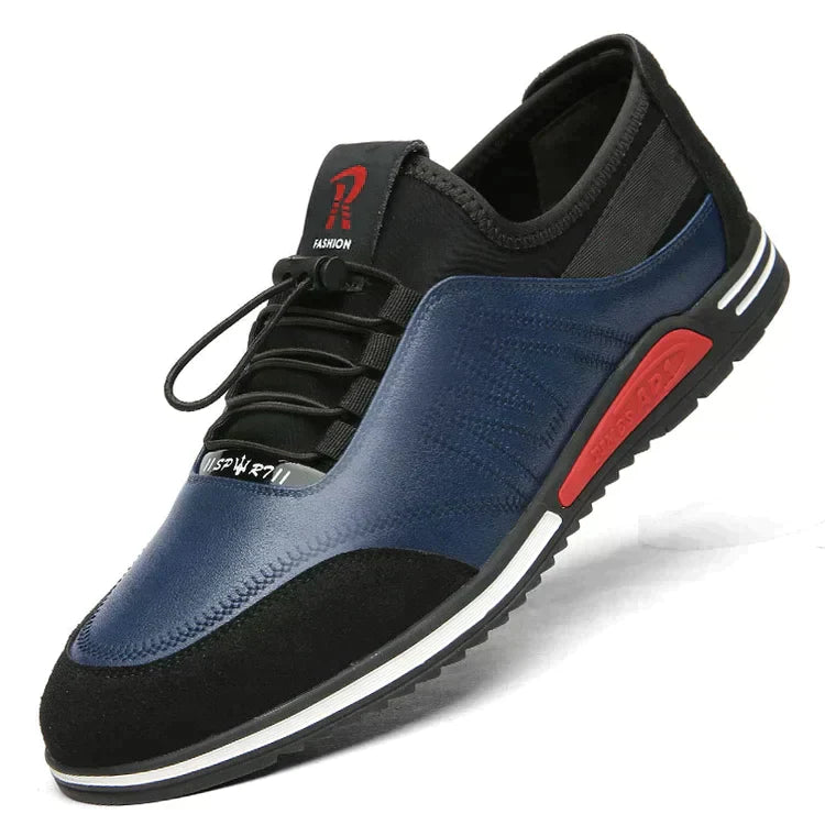 Men's Leather Canvas Shoe