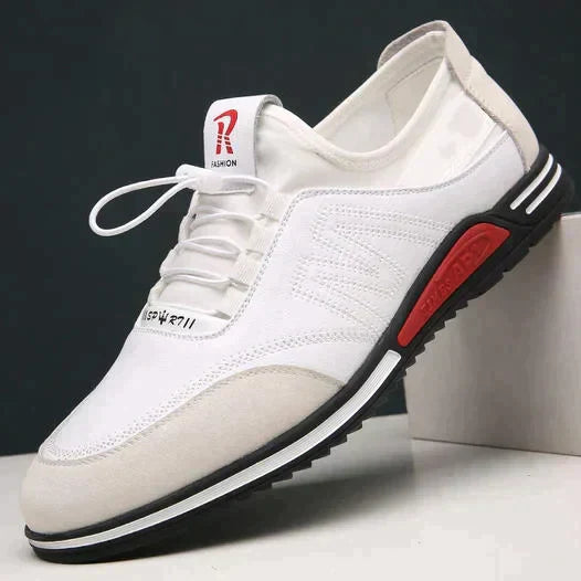 Men's Leather Canvas Shoe