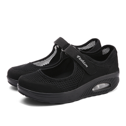 Women Breathable Shallow Mouth Sneakers