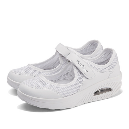 Women Breathable Shallow Mouth Sneakers