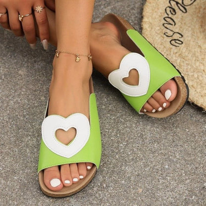 Women's Hollow Heart Design Sandals