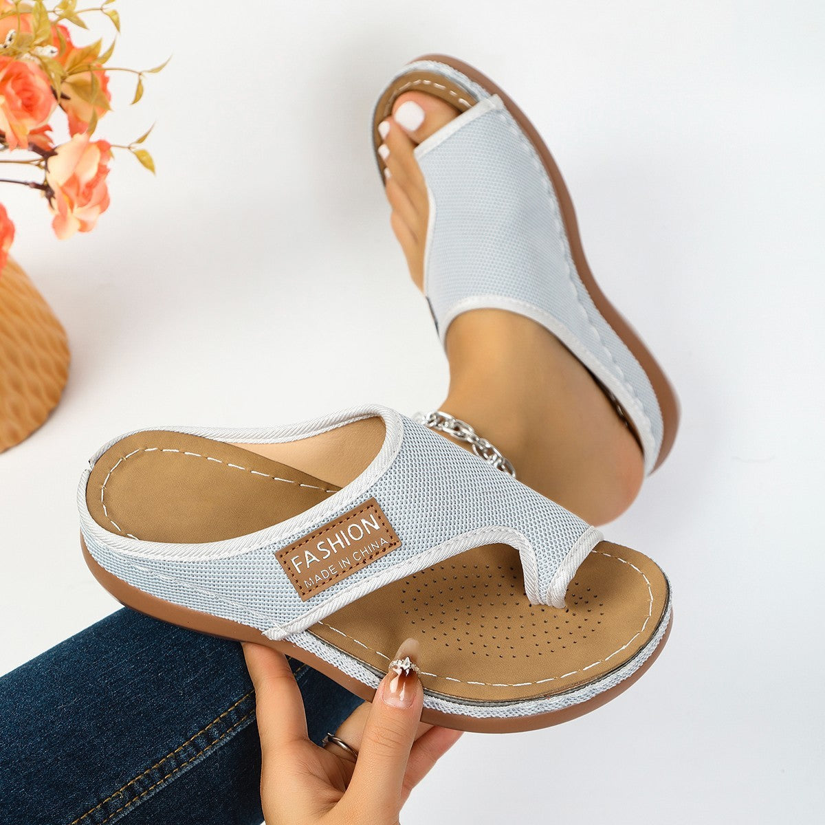 Clip Toe Arch Support Sandals For Women