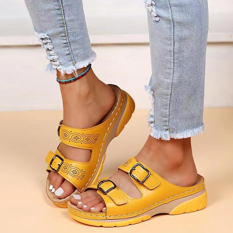 Timeless and supportive orthopedic summer Heels
