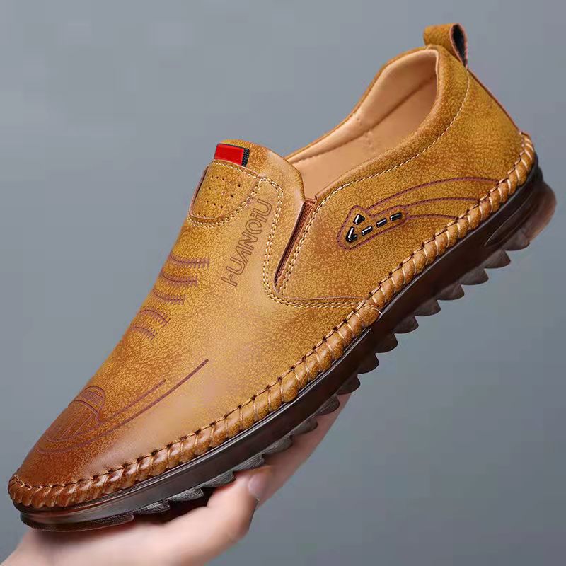 Casual Slip-On Soft Leather Shoes for Men