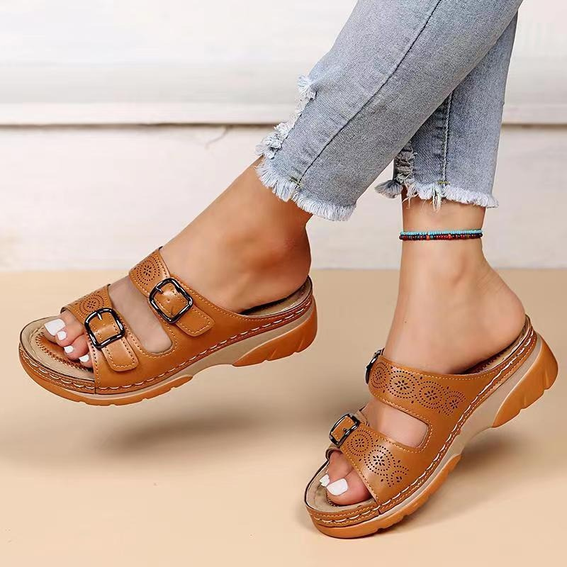 Timeless and supportive orthopedic summer Heels