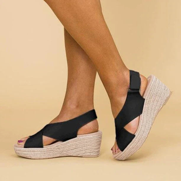 Womens Wedge Ankle Sandals