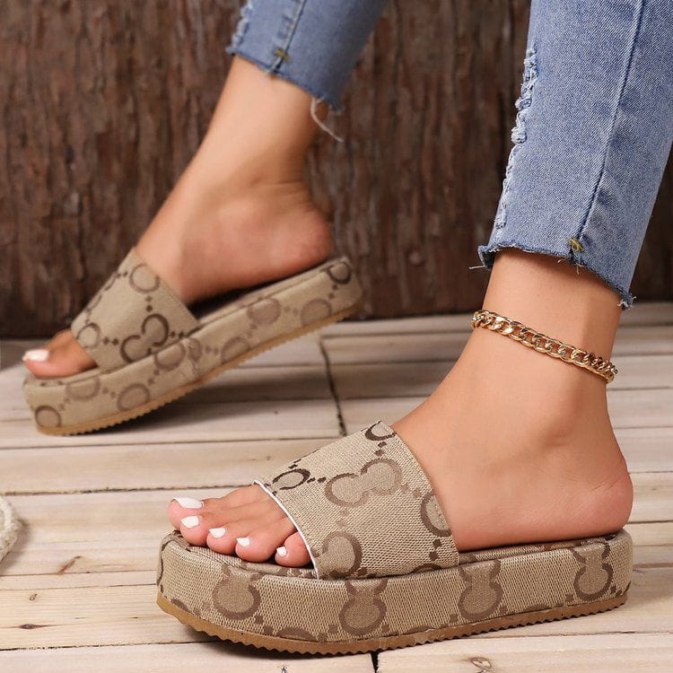 Women Slide Platform Sandals