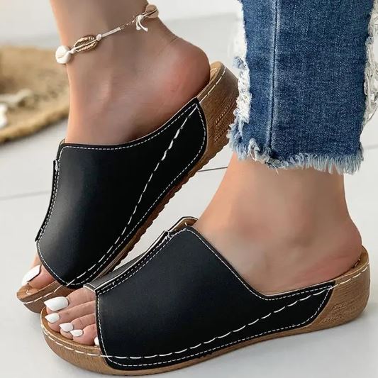 Durable and supportive orthopedic summer Heels