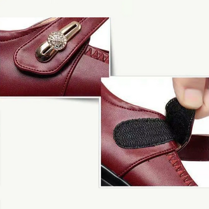Classic low wedge heel casual shoes