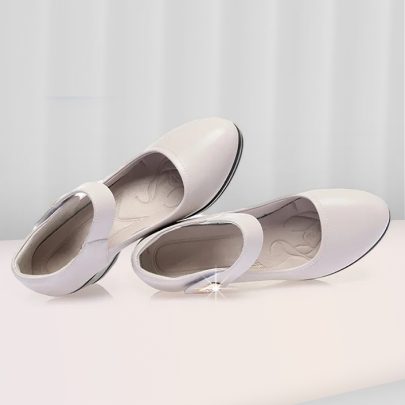 Classic low wedge heel casual shoes