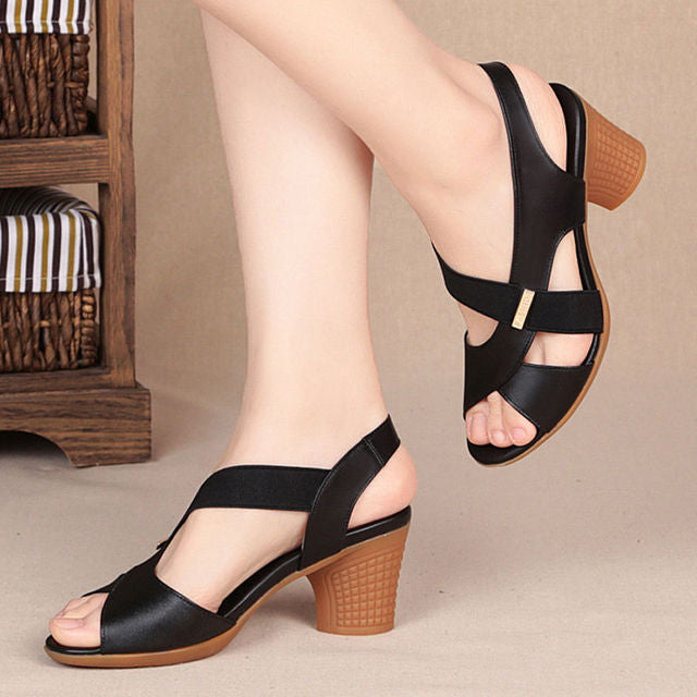 Women's Fashion Leather Sandals