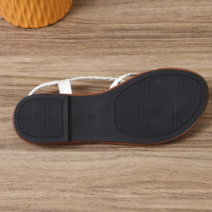 Women's Casual Braided Flat Sandals