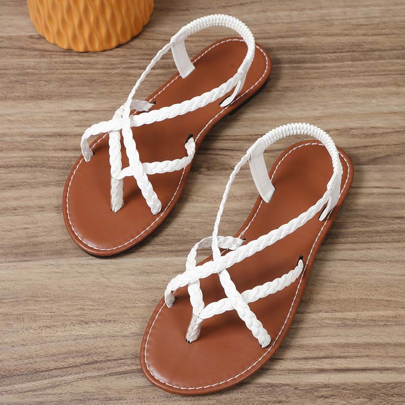 Women's Casual Braided Flat Sandals