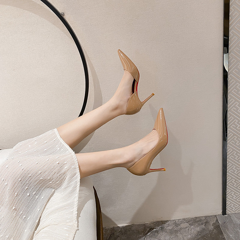 Casual Sandals Plain Summer Light Luxury Lady Heel Shoes