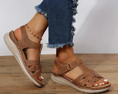 Retro Wedge Sandals
