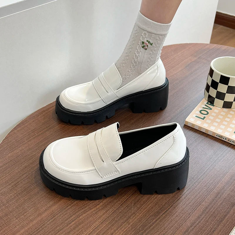 Classic patent leather loafers