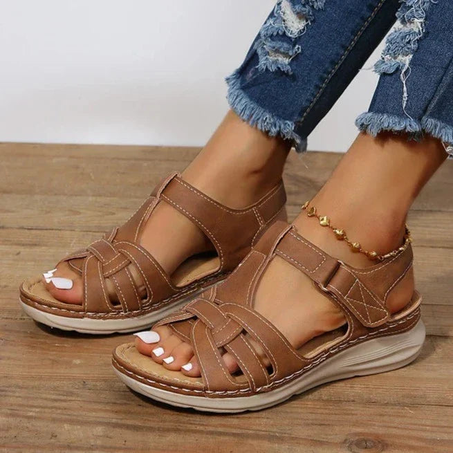 Retro Wedge Sandals