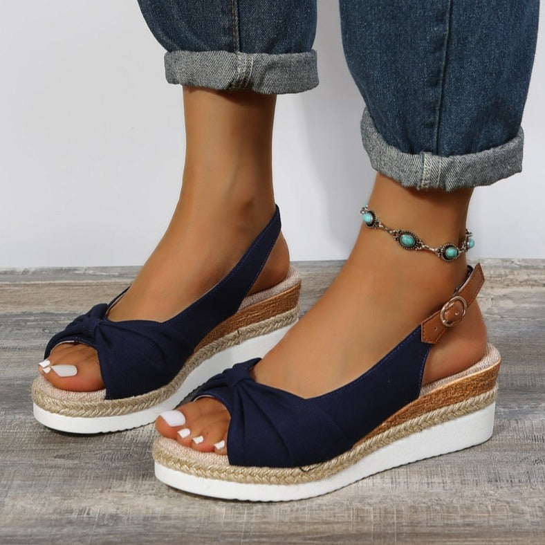 Women's wedge heel sandals