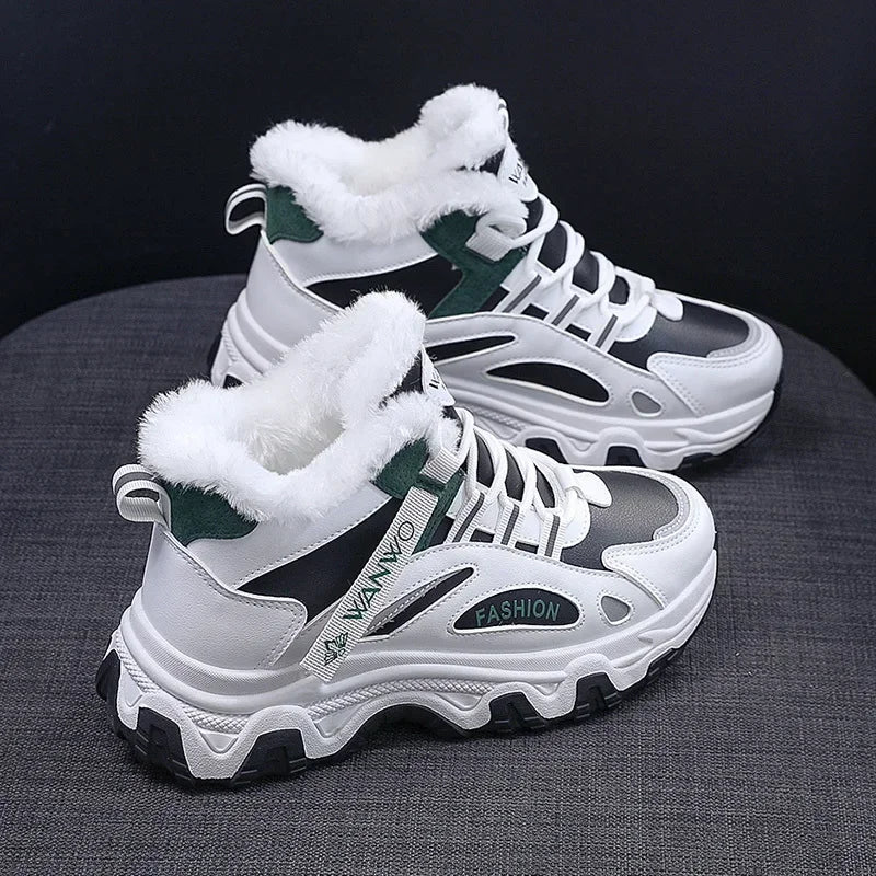 Winter Chunky Dad Platform Snow Boots for Women