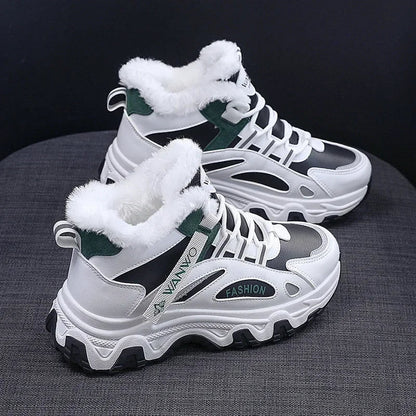 Winter Chunky Dad Platform Snow Boots for Women