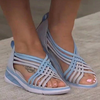 Women's Sandals Low-top Breathable Fish Mouth Shoes
