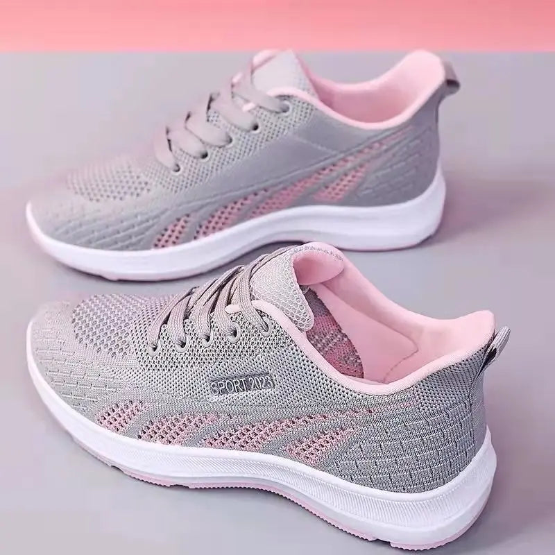 Women's Breathable Mesh Vulcanized Sports Shoes