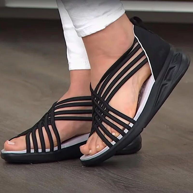 Women's Sandals Low-top Breathable Fish Mouth Shoes