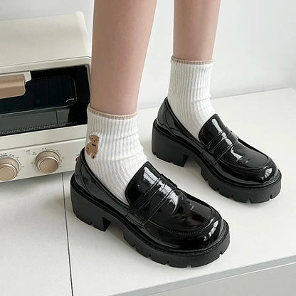 Classic patent leather loafers