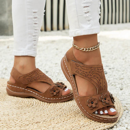 Womens Flat Strap Sandals Thigh High Sandals