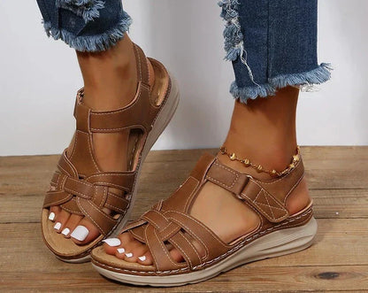 Retro Wedge Sandals