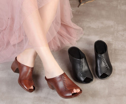 Open toe classic wedge sandals