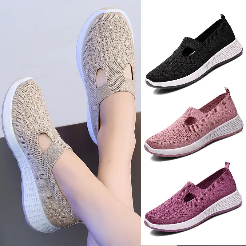 Women's Mesh Slip-On Loafers